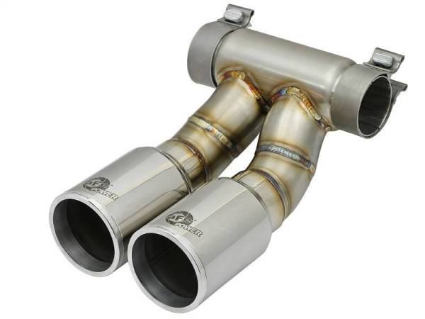 aFe - aFe Power 13-14 Porsche Cayman S / Boxster S Polish Exhaust Tip Upgrade - 49C36413-P