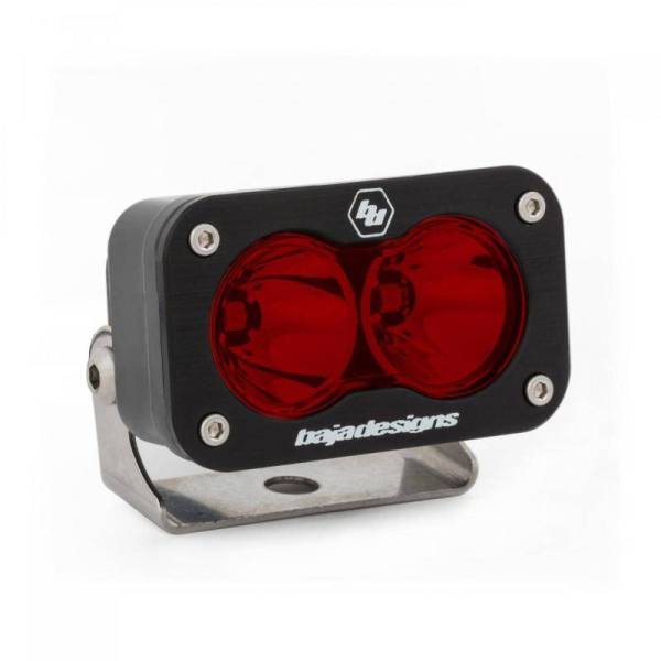 Baja Designs - Baja Designs S2 Sport Spot Pattern LED Work Light - Red - 540001RD