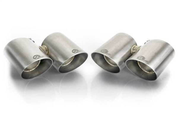 aFe - aFe MACH Force-Xp 304 SS OE Exhaust Tips Polished 12-16 Porsche 911 (C2S 991) H6 3.8L - 49C36416-P