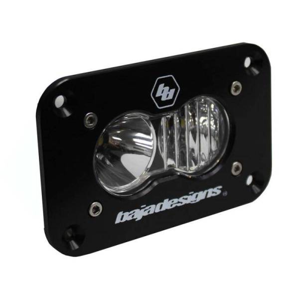 Baja Designs - Baja Designs S2 Sport Flush Mount Driving Combo Pattern LED Work Light - Clear - 541003