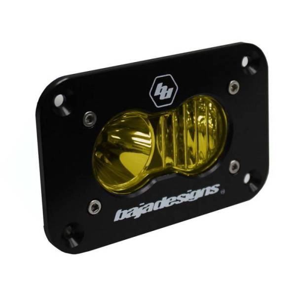 Baja Designs - Baja Designs S2 Driving/Combo Flush Mount LED - Amber - 541013