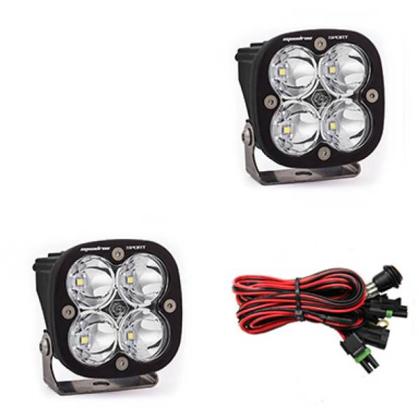 Baja Designs - Baja Designs Squadron Sport Spot LED Light Pods - Clear - 557801