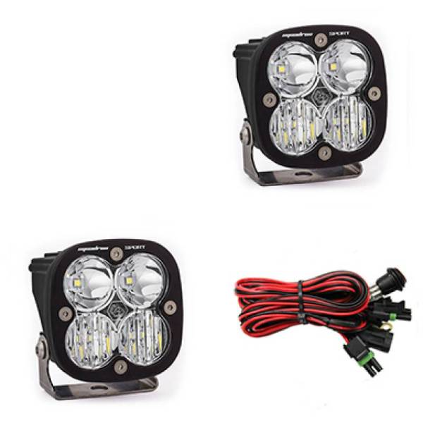 Baja Designs - Baja Designs Squadron Sport Driving/Combo Pair LED Light Pods - Clear - 557803