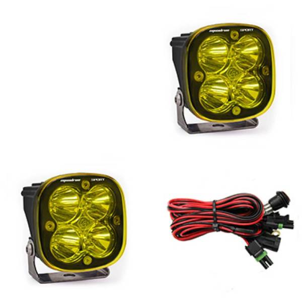 Baja Designs - Baja Designs Squadron Sport Spot LED Light Pods - Amber - 557811