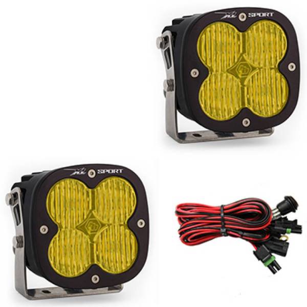 Baja Designs - Baja Designs XL Sport Series Wide Cornering Pattern LED Light Pods - Amber - 567815