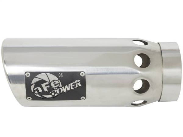 aFe - aFe Power Intercooled Tip Stainless Steel - Polished 4in In x 5in Out x 12in L Clamp On - 49T40502-P121