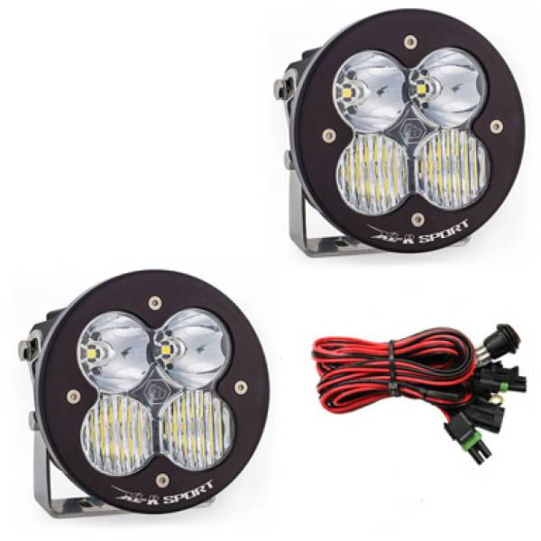 Baja Designs - Baja Designs XL R Sport Series Driving Combo Pattern Pair LED Light Pods - Clear - 577803