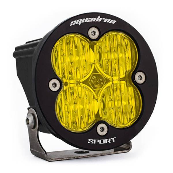 Baja Designs - Baja Designs Squadron R Sport Wide Cornering Pattern LED Light Pod - Amber - 580015