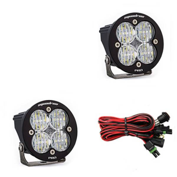 Baja Designs - Baja Designs Squadron R Pro Wide Cornering Pair LED Light Pods - Clear - 597805