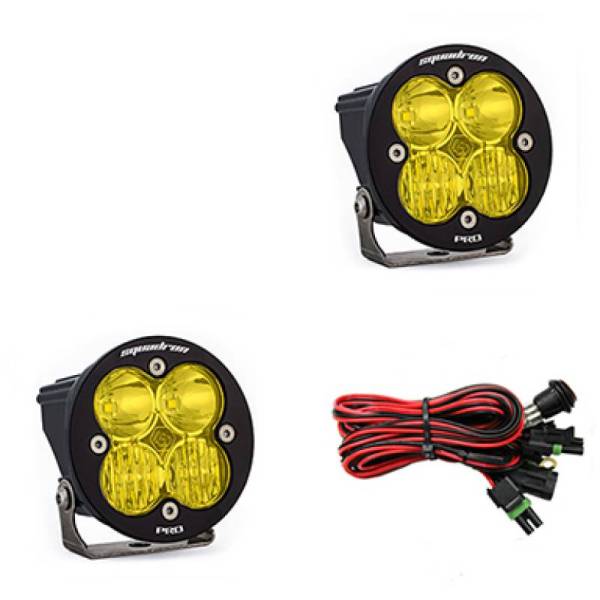 Baja Designs - Baja Designs Squadron R Pro Driving/Combo Pair LED Light Pods - Amber - 597813