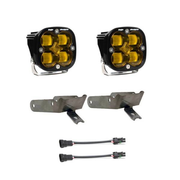 Baja Designs - Baja Designs 1999-2010 Ford Super Duty Fog Pocket Kit SAE Amber - 630822