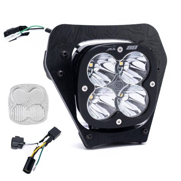 Baja Designs - Baja Designs 2024 KTM 350 EXC-F/ 350 XW-F/ 450 XCF-W XL80 (D/C) Headlight Kit w/ Hi-Low Harness - 677101