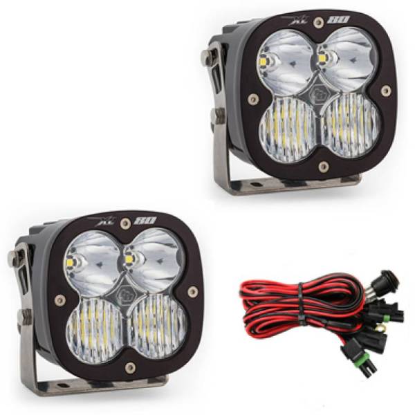 Baja Designs - Baja Designs XL80 Series Driving Combo Pattern Pair LED Light Pods - 677803