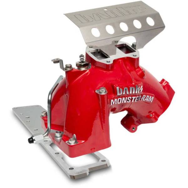 Banks Power - Banks Power 13-18 Ram 6.7L Diesel Monster-Ram Intake System Gen-2 w/Fuel Line - Red w/Heater System - 42798-PC