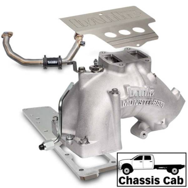 Banks Power - Banks Power 19-24 Ram 3500/4500/5500 6.7L Diesel Monster-Ram Intake System w/Fuel Line - Natural - 42805-N