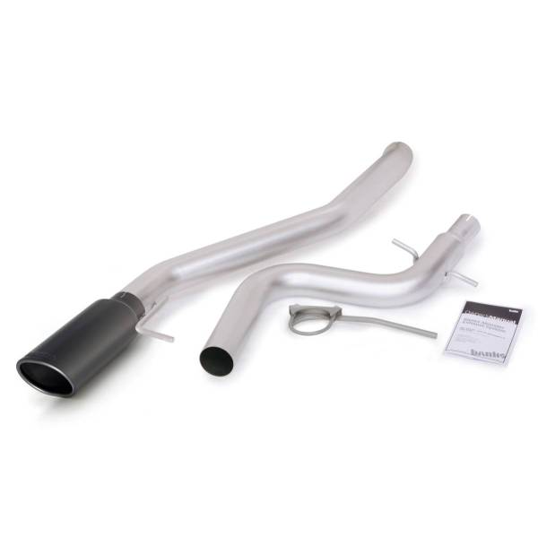 Banks Power - Banks Power 09-10 VW Jetta 2.0L TDI Monster Exhaust System - SS Single Exhaust w/ Black Tip - 46180-B