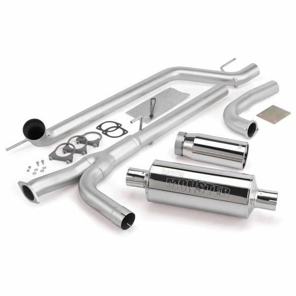 Banks Power - Banks Power 04-14 Nissan 5.6L Titan (All) Monster Exhaust System - SS Single Exhaust w/ Chrome Tip - 48123