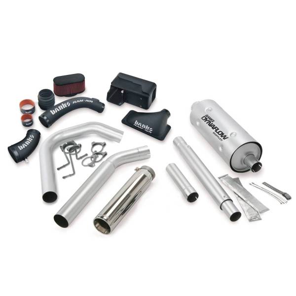 Banks Power - Banks Power 16-17 Ford 6.8L MH-A Stinger Bundle - SS Single Exhaust Left Exit w/ Chrome Tip - 49201