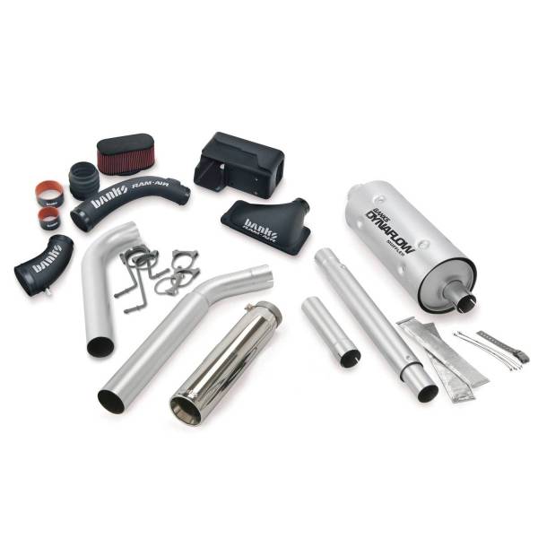 Banks Power - Banks Power 16-17 Ford 6.8L MH-A Stinger Bundle - SS Single Exhaust Right Exit w/ Chrome Tip - 49202