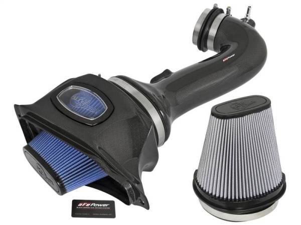 aFe - aFe Momentum Carbon Fiber Cold Air Intake System PDS/P5R 15-16 Chevrolet Corvette Z06 V8-6.2L - 52-74202-C