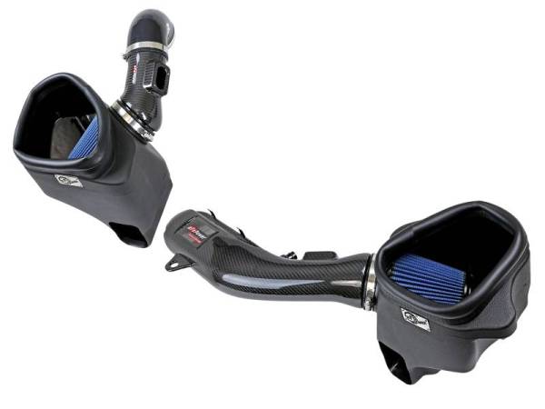 aFe - aFe Track Series Stg 2 Carbon Fiber Intake w/Pro 5R Media 15-20 BMW M3/M4(F80/82/83) L6-3.0L(tt) S55 - 57-10006R