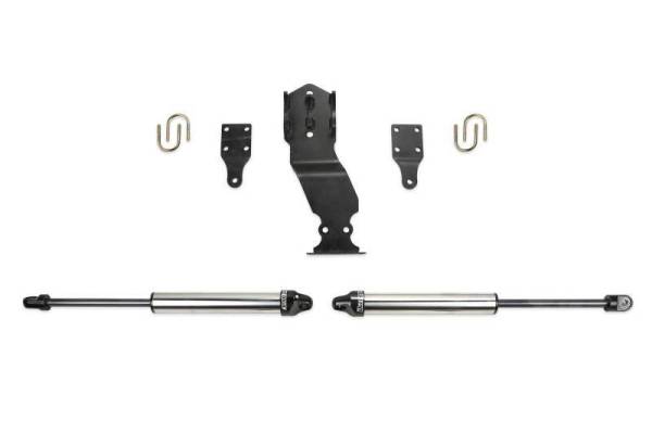 Fabtech - Fabtech 19-20 Ford F450/F550 4WD Dual Steering Stabilizer System w/DL 2.25 Shocks - FTS22313