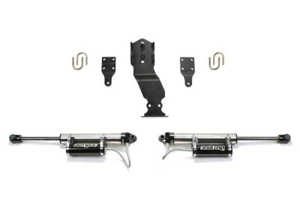 Fabtech - Fabtech 19-20 Ford F450/F550 4WD Dual Steering Stabilizer System w/DL 2.25 Resi Shocks - FTS22314