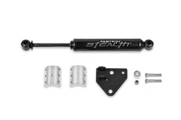 Fabtech - Fabtech 18-21 Jeep JL 4WD Stealth Steering Stabilizer Kit (High Clearance/Non-Stock Height) - FTS24281