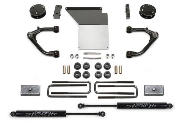 Fabtech - Fabtech 07-18 GM K1500 4in Uniball UCA System w/Rear Stealth Shocks - K1062M