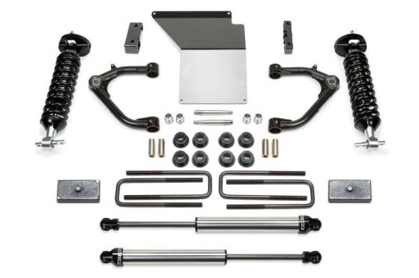 Fabtech - Fabtech 07-18 GM K1500 w/OE Forged UCA 3.5in UCA System w/DL 2.5 Coilovers & Rear DL Shocks - K1063DL