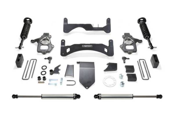 Fabtech - Fabtech 14-18 GM C/K1500 P/U w/oE Alm Or Stmp Stl UCA 6in Perf Sys G2 w/Dl 2.5 & 2.25 - K1084DL