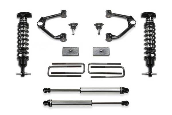 Fabtech - Fabtech 19-20 GM K1500 P/U w/Trail Boss/At4 Pkg Diesel 1.5in Budget Sys w/Dl 2.5 & 2.25 - K1163DL