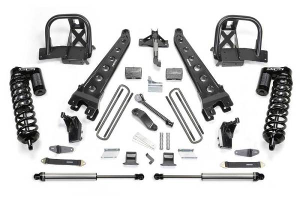 Fabtech - Fabtech 08-10 Ford F450/550 4WD 6in Rad Arm Sys w/Dlss 4.0 C/O& Rr Dlss - K2053DL