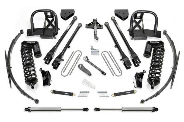 Fabtech - Fabtech 08-10 Ford F250/F350 4WD 8in 4Link Sys w/Dlss 4.0 C/O& Rr Dlss - K2068DL