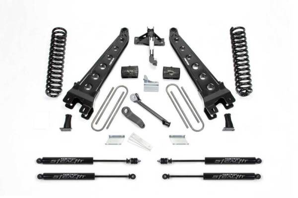 Fabtech - Fabtech 11-13 Ford F450/550 4WD 10 Lug 6in Rad Arm Sys w/Coils & Stealth - K2156M