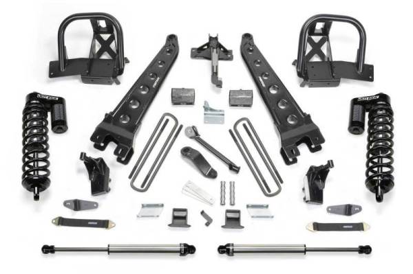 Fabtech - Fabtech 11-13 Ford F450/550 4WD 10 Lug 6in Rad Arm Sys w/Dlss 4.0 C/O& Rr Dlss - K2158DL