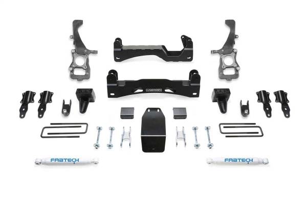 Fabtech - Fabtech 2021 Ford F150 4WD 6in Basic Sys w/Perf Shks - K2371