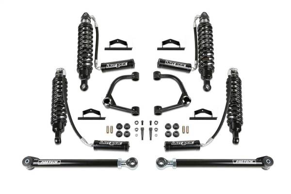 Fabtech - Fabtech 2021 Ford Bronco 3in UCA Kit w/Uniballs & Dlss Resi Shocks - K2378DL