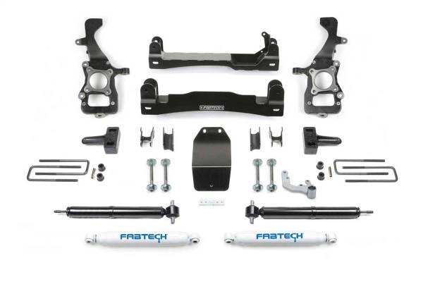 Fabtech - Fabtech 2021+ Ford F-150 4in Basic System w/Performance Shocks - K2386