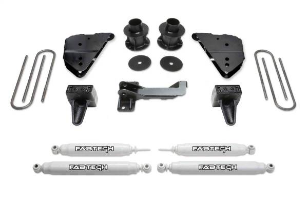 Fabtech - Fabtech 23-24 Ford F250/350 4WD 4in Budget System w/ Performance Shocks - K2404