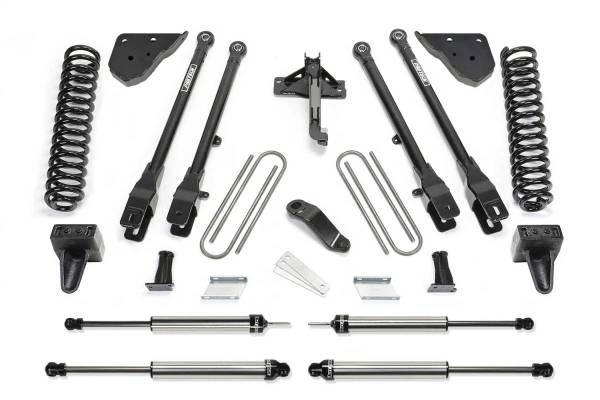 Fabtech - Fabtech 23-24 Ford F250/350 4WD Diesel 4in 4 Link System w/ Coils and 2.25 DLSS Shocks - K2409DL