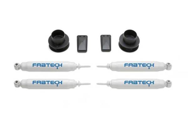 Fabtech - Fabtech 14-18 Ram 2500 4WD 2.5in Coil Spcr Kit w/Perf Shks - K3060