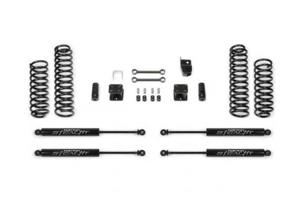 Fabtech - Fabtech 07-18 Jeep JK 4WD 4-Door 3in Sport System w/Stealth Shocks - K4048M