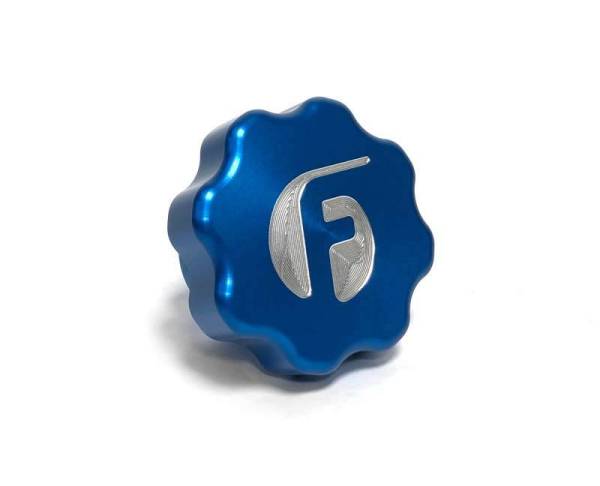 Fleece Performance - Fleece Performance 01-16 GM 2500/3500 Duramax Billet Oil Cap Cover - Blue - FPE-DMAX-OC-BLU