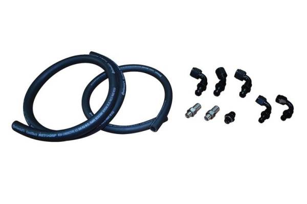 Fleece Performance - Fleece Performance 07.5-09 6.7L Cummins Fuel Distribution Block Hose and Fitting Kit - FPE-FFD-RF-HF-KIT-3G-67