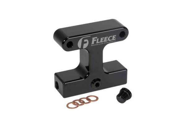 Fleece Performance - Fleece Performance 07.5-09 Dodge 6.7L Cummins 3rd Gen Fuel Filter Delete - FPE-FFD-RO-3G-67