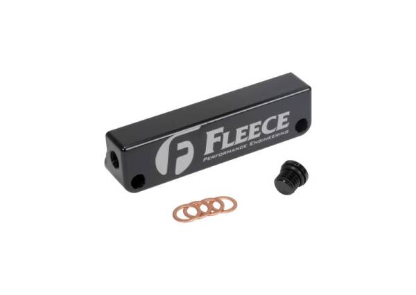 Fleece Performance - Fleece Performance 04.5-07 Dodge 5.9L / 07.5-12 6.7L Cummins 4th Gen Fuel Filter Delete - FPE-FFD-RO-4G