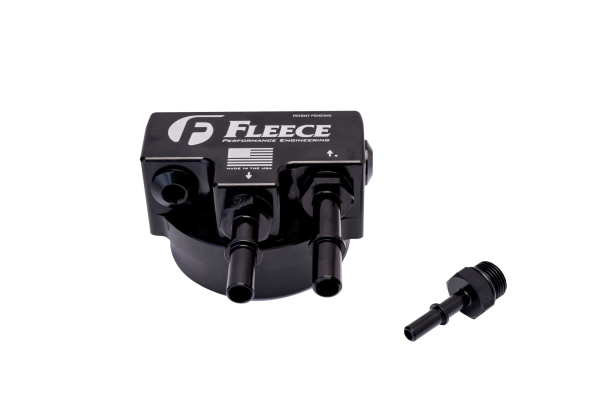 Fleece Performance - Fleece Performance 11-24 Ford F250-550 Powerstroke 6.7L Fuel Filter Bypass - FPE-FMC-FFB-1124