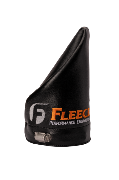 Fleece Performance - Fleece Performance 4in 45 Degree Miter Hood Stack Cover - FPE-HSC-4-45