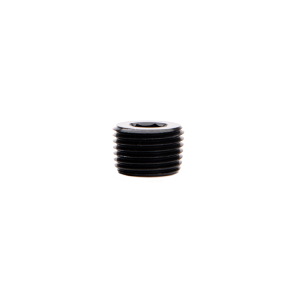 Fleece Performance - Fleece Performance Universal 1/2in NPT Hex Socket Plug - Black - FPE-NPT-12